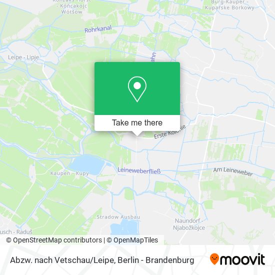 Abzw. nach Vetschau/Leipe map