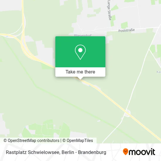 Rastplatz Schwielowsee map