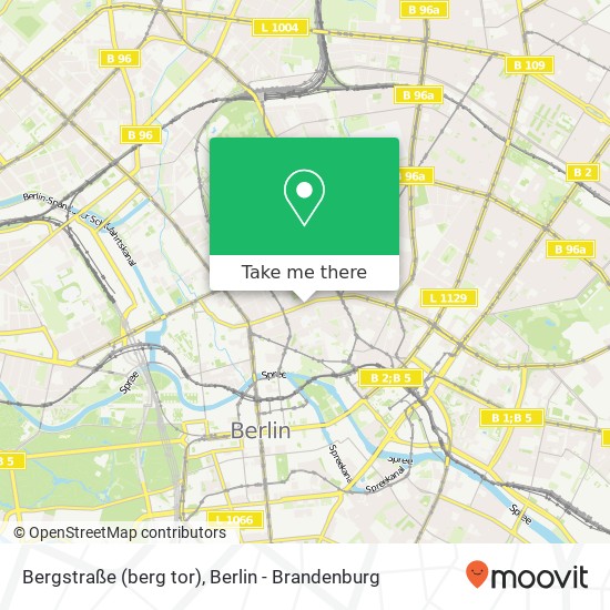 Bergstraße (berg tor), Mitte, 10115 Berlin map