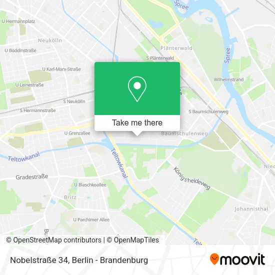 Карта Nobelstraße 34