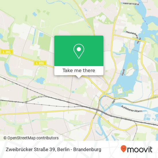 Zweibrücker Straße 39, Falkenhagener Feld, 13583 Berlin map