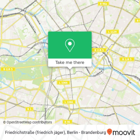 Friedrichstraße (friedrich jäger), Mitte, 10117 Berlin map