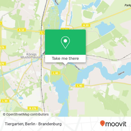 Tiergarten map