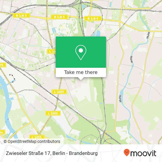 Zwieseler Straße 17, Karlshorst, 10318 Berlin map