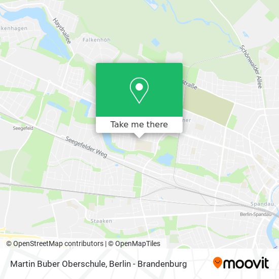 Martin Buber Oberschule map