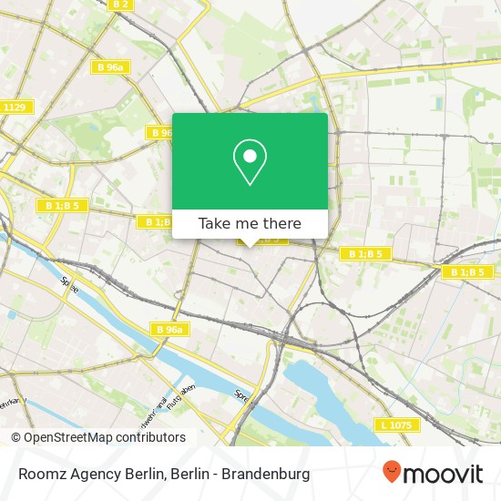 Roomz Agency Berlin map