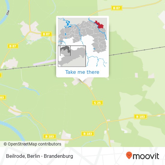 Beilrode map