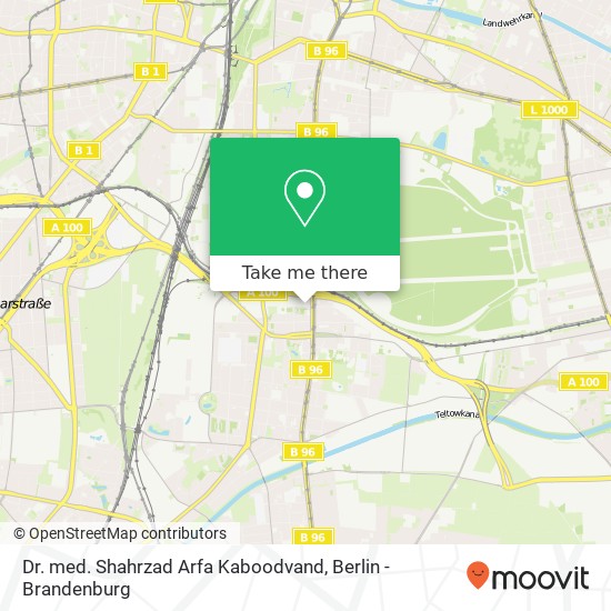 Dr. med. Shahrzad Arfa Kaboodvand, Ringbahnstraße 76 map