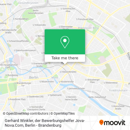 Карта Gerhard Winkler, der Bewerbungshelfer Jova-Nova.Com