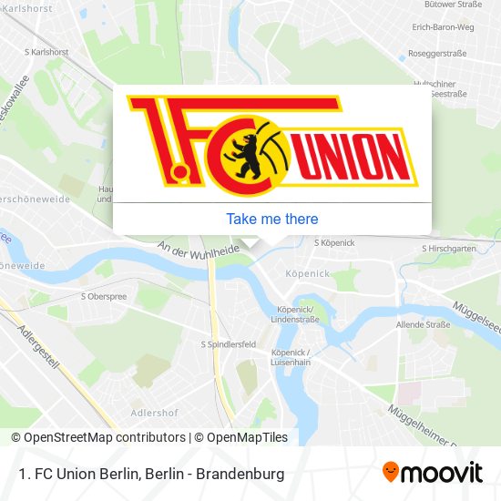 1. FC Union Berlin map