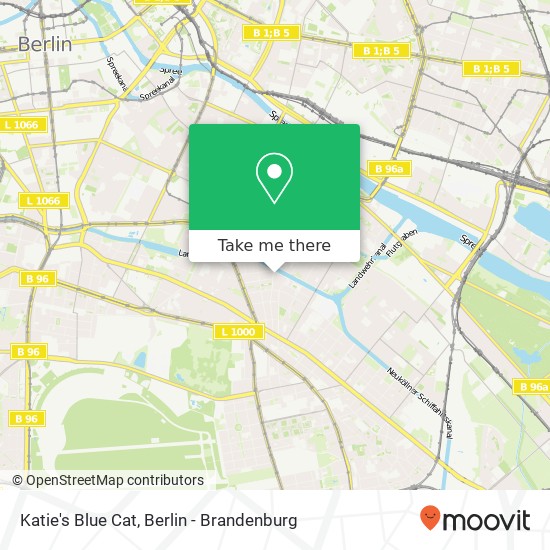 Карта Katie's Blue Cat, Friedelstraße 31