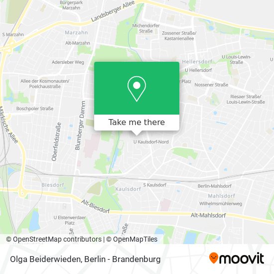Карта Olga Beiderwieden