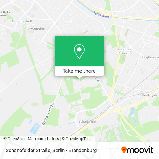 Schönefelder Straße map