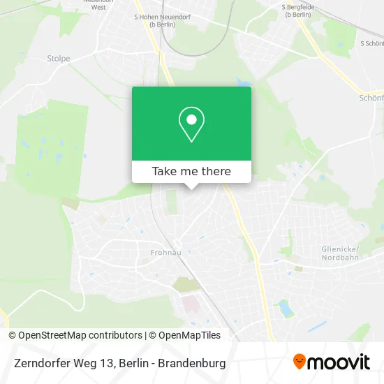 Карта Zerndorfer Weg 13