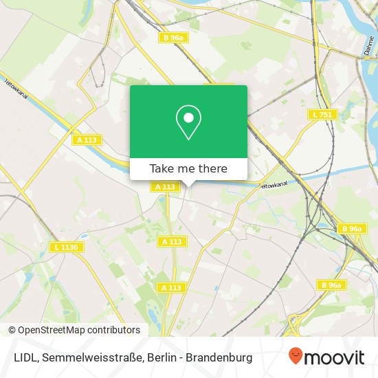 Карта LIDL, Semmelweisstraße, Semmelweisstraße 106