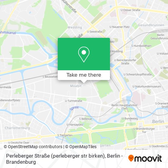 Карта Perleberger Straße (perleberger str birken)