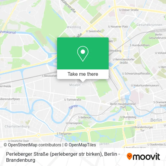 Карта Perleberger Straße (perleberger str birken)