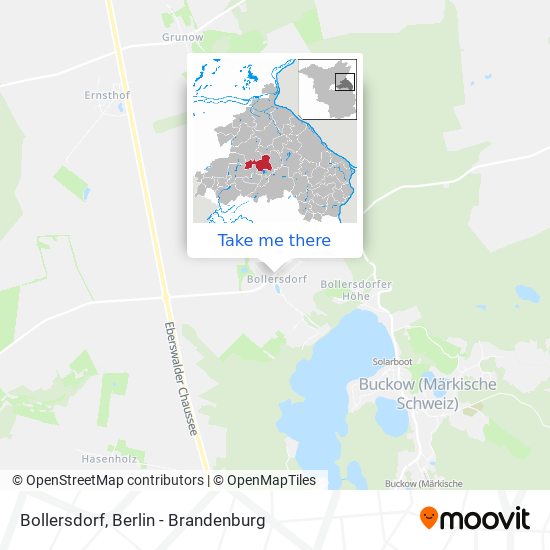 Bollersdorf map