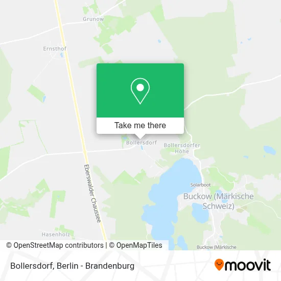 Bollersdorf map