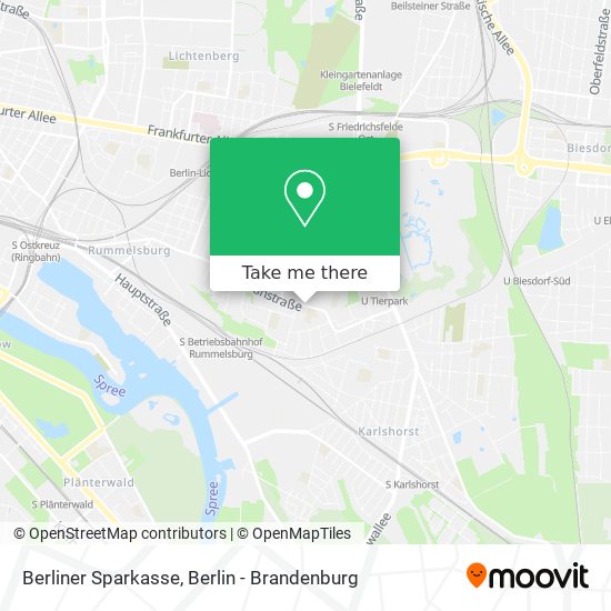Berliner Sparkasse map