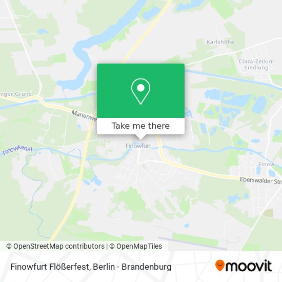 Карта Finowfurt Flößerfest
