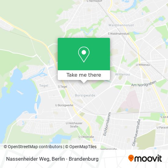 Nassenheider Weg map