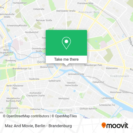 Maz And Movie map