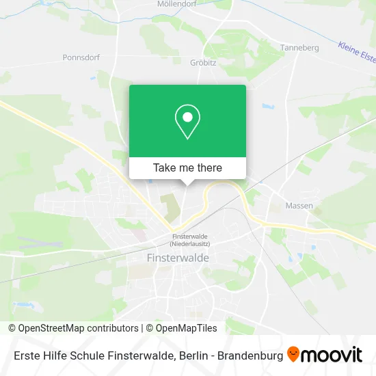Erste Hilfe Schule Finsterwalde map
