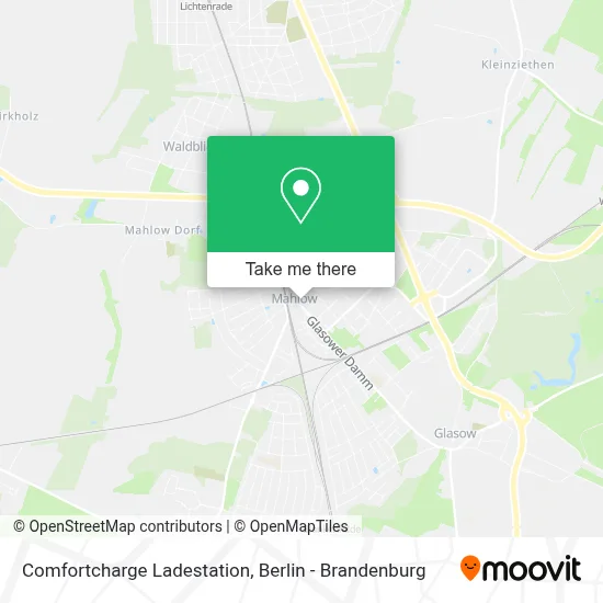 Comfortcharge Ladestation map