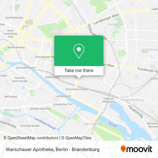 Warschauer Apotheke map