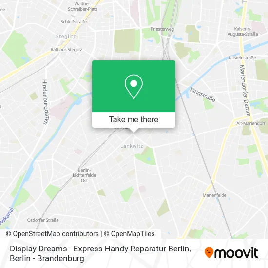 Display Dreams - Express Handy Reparatur Berlin map