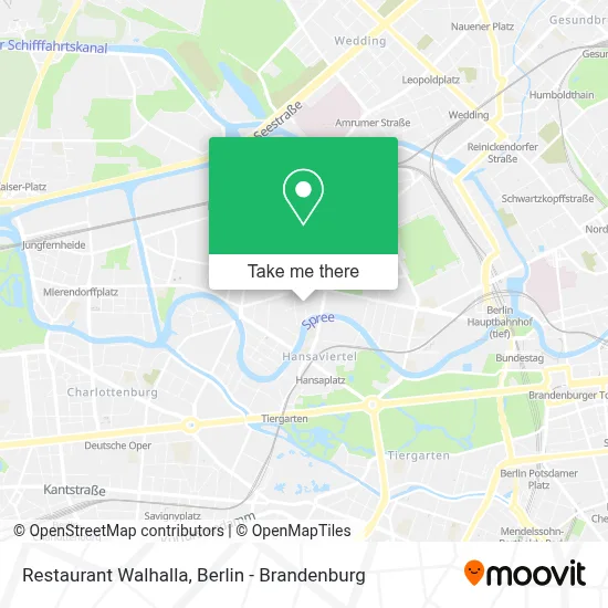 Restaurant Walhalla map