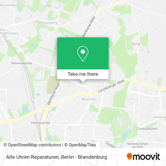 Alte Uhren Reparaturen map