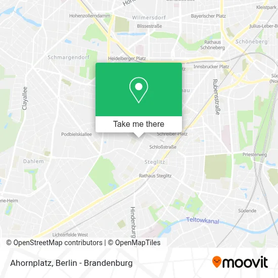 Ahornplatz map