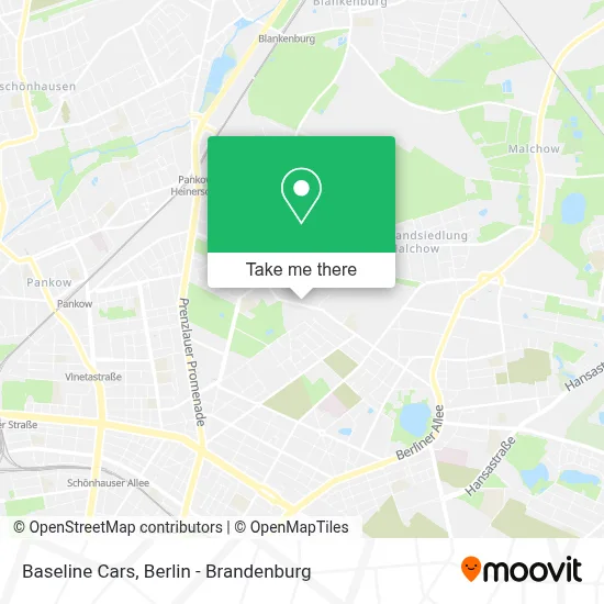 Baseline Cars map