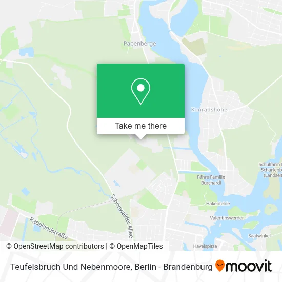 Teufelsbruch Und Nebenmoore map