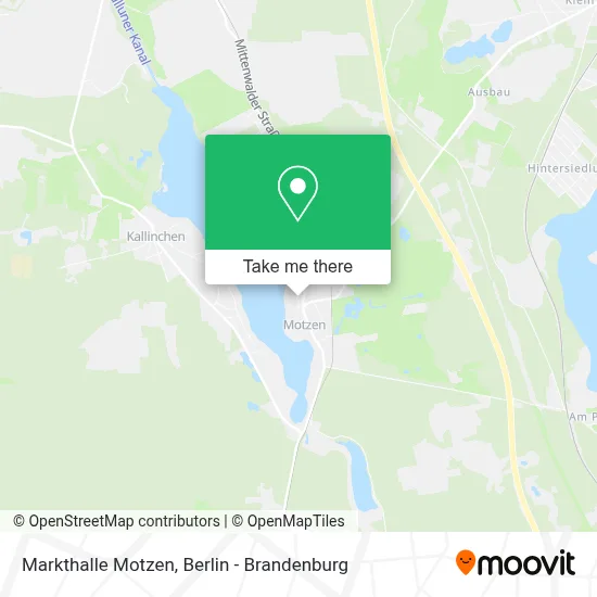 Markthalle Motzen map
