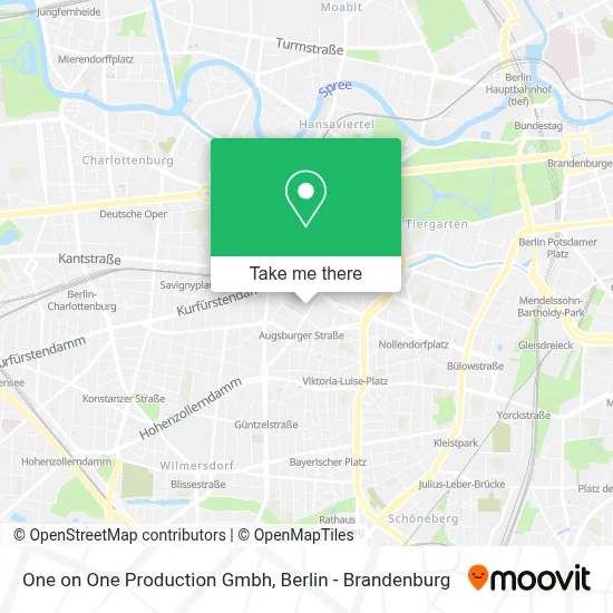 One on One Production Gmbh map