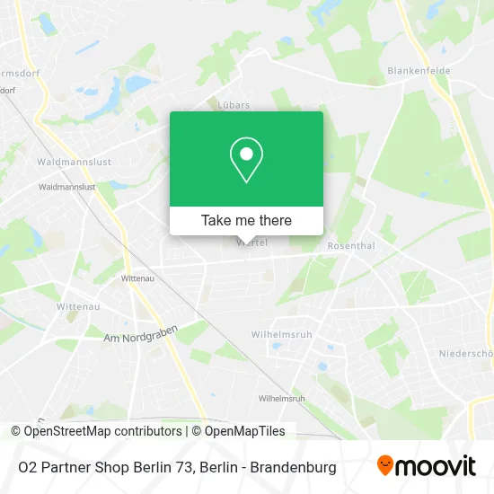 O2 Partner Shop Berlin 73 map
