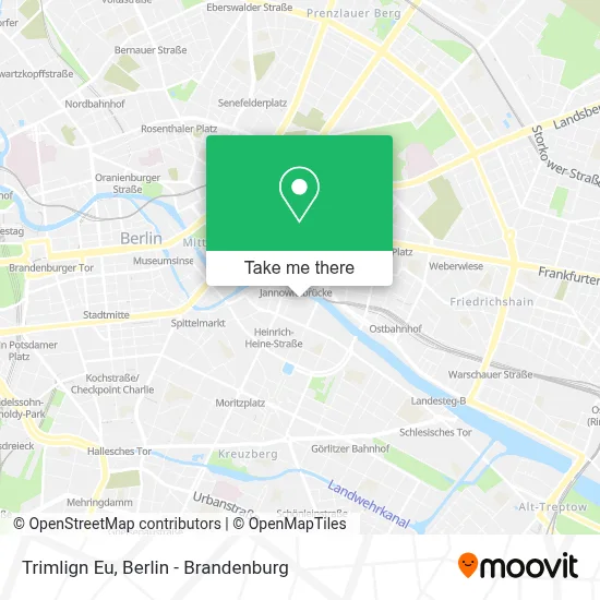 Trimlign Eu map