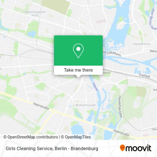 Girls Cleaning Service map