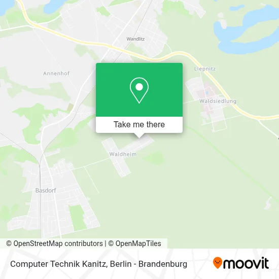 Computer Technik Kanitz map