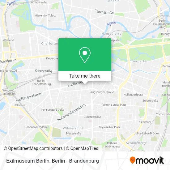 Exilmuseum Berlin map