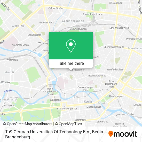 Tu9 German Universities Of Technology E.V. map
