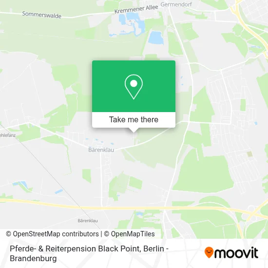 Pferde- & Reiterpension Black Point map