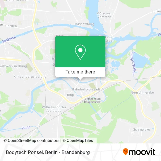 Bodytech Ponsel map