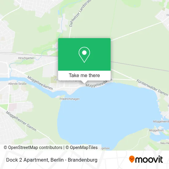 Dock 2 Apartment map