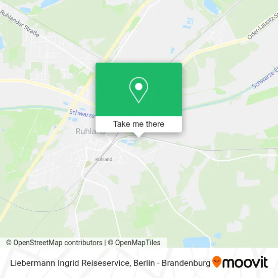 Liebermann Ingrid Reiseservice map