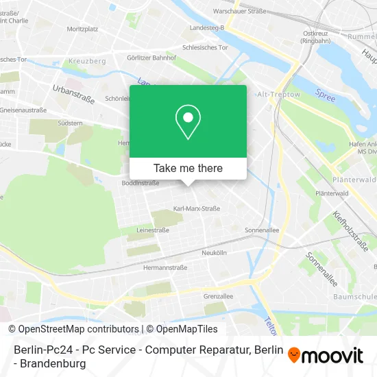 Berlin-Pc24 - Pc Service - Computer Reparatur map