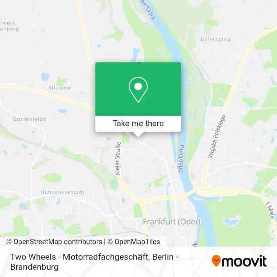 Two Wheels - Motorradfachgeschäft map